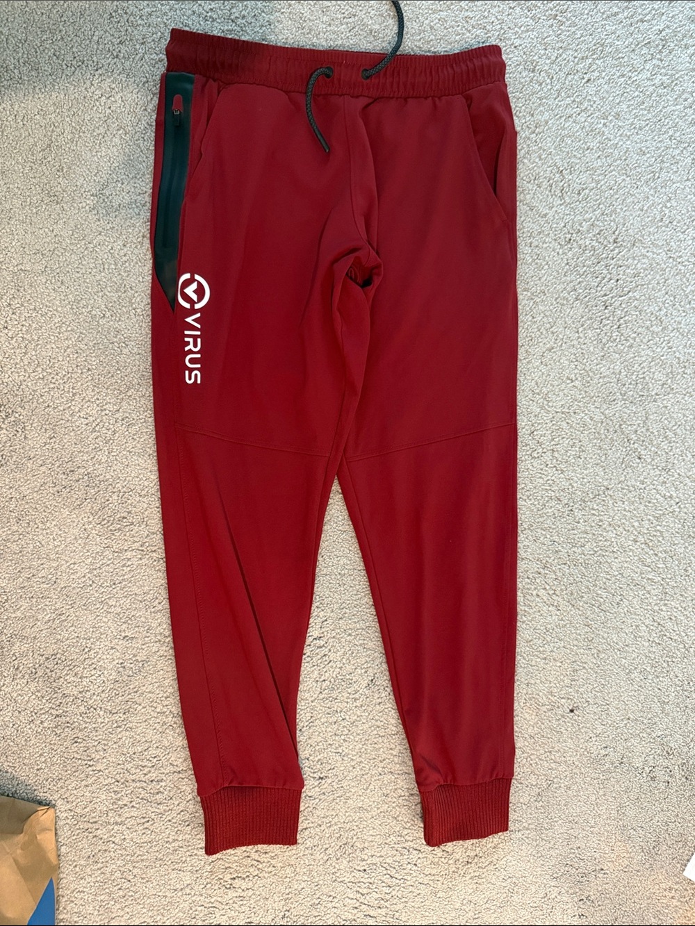 Virus Burgundy Jogger Pants